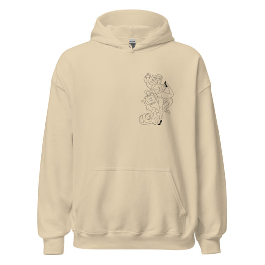 Aquarius Unisex Small Logo Hoodie